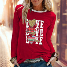 Load image into Gallery viewer, VDF - Winter Casual Womens O-neck Long Sleeve Top Loose Print Tshirts™