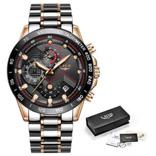 Load image into Gallery viewer, LIGE 2020 Luxury Sports Quartz Men&#39;s Watch Relogio Masculino™
