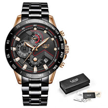 Load image into Gallery viewer, LIGE 2020 Luxury Sports Quartz Men&#39;s Watch Relogio Masculino™
