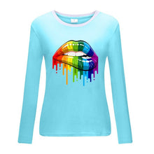 Load image into Gallery viewer, VDF - Winter Casual Womens O-neck Long Sleeve Top Loose Print Tshirts™
